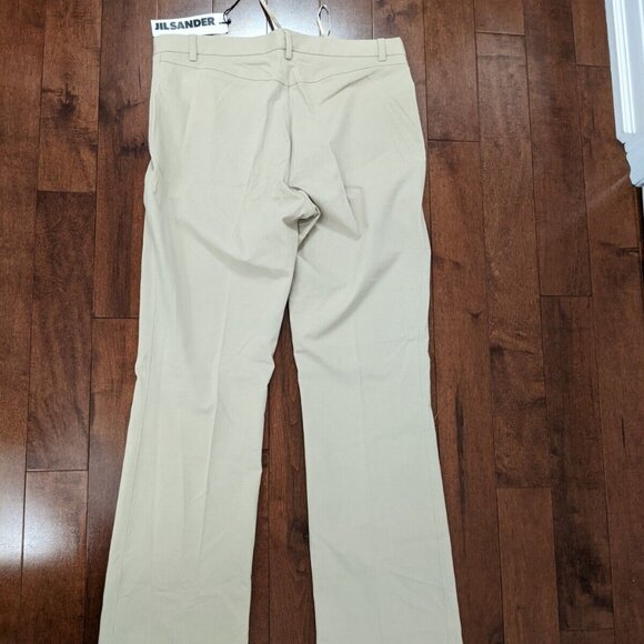 Jil Sander women's beige pants in size 38 cotton mix - Picture 2 of 8